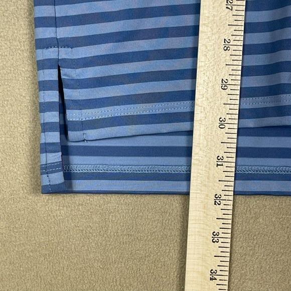 Greyson Polo Shirt Adult Medium Blue Striped Golf Rugby Preppy Short Sleeve Mens - Picture 6 of 11